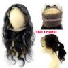 8A Grade 360 Lace Frontal Body Wave Natural Hairline With Baby Hair Virgin Brazilian Body Wave Lace Frontal Closure