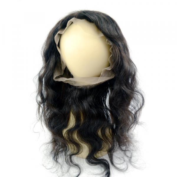 8A Grade 360 Lace Frontal Body Wave Natural Hairline With Baby Hair Virgin Brazilian Body Wave Lace Frontal Closure #3 image